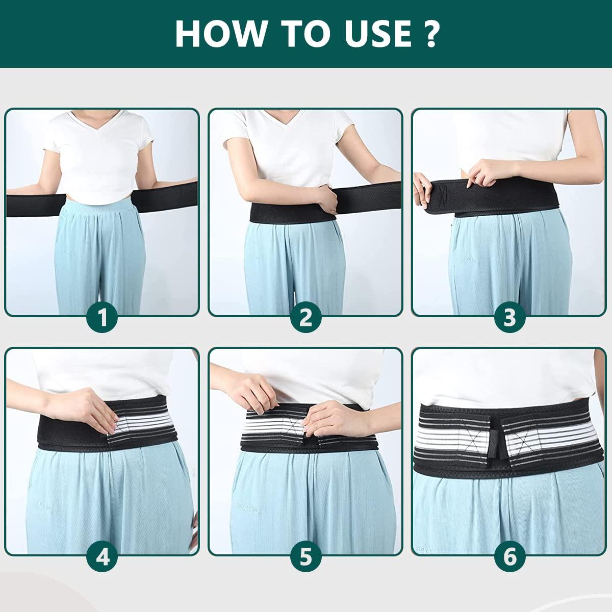 Adjustable Lower Back Support Belt