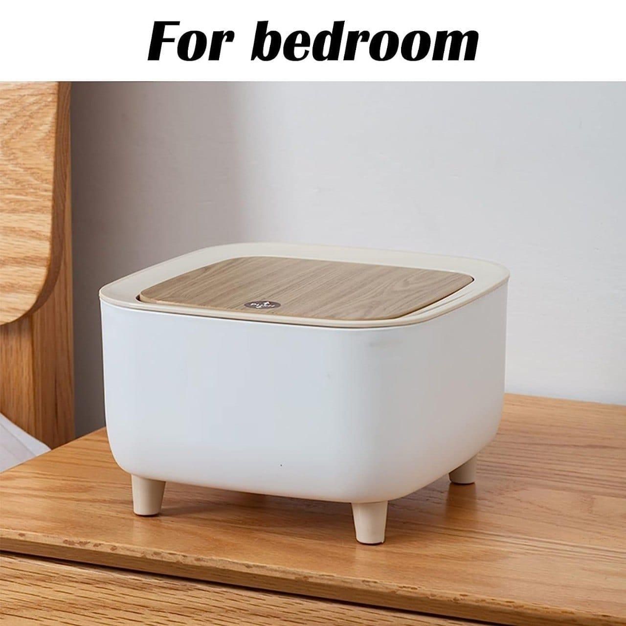 Stylish Desktop Push Button Trash Bin