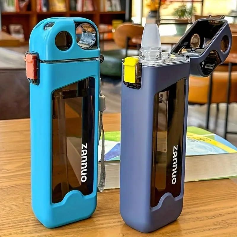 Leakproof Sports Water Bottle with Straw