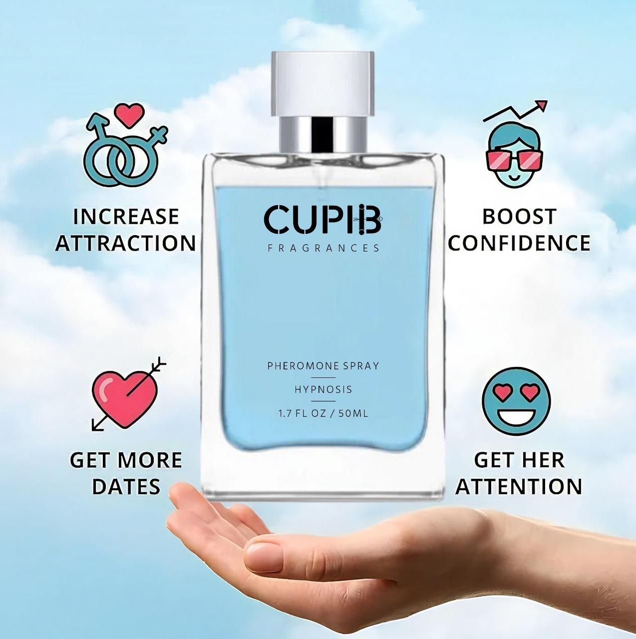 Cupid Pheromone Cologne for Men