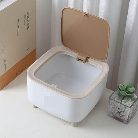 Stylish Desktop Push Button Trash Bin