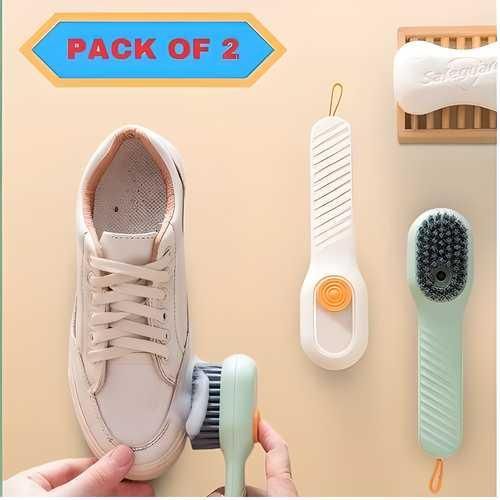 Soap Dispensing Scrub Brush Set