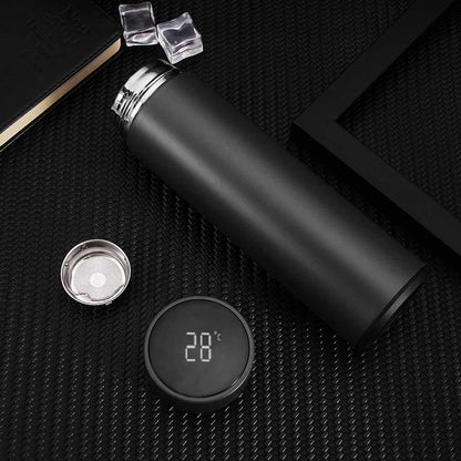 Stainless Steel Temperature Display Bottle